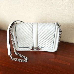 Rebecca Minkoff Chevron Quilted Love Crossbody Bag
